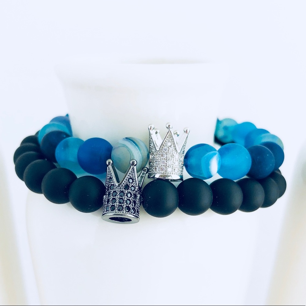 COUPLES | King & Queen Beaded Bracelets - Picture 7 of 7